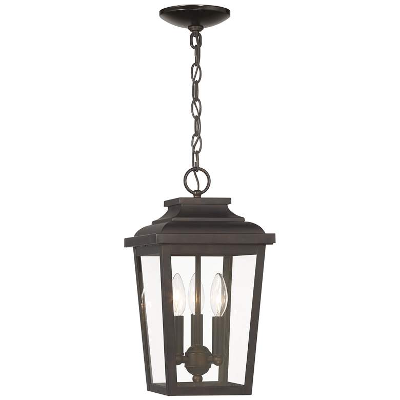 Image 3 Minka Irvington Manor 15 1/2" High Bronze Outdoor Hanging Light
