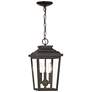 3_Minka Irvington Manor 15 1/2" High Bronze Outdoor Hanging Light