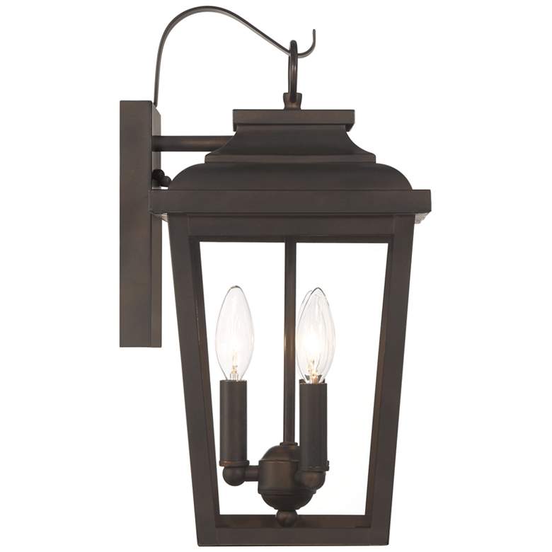 Image 7 Minka Irvington Manor 16 3/4" High Bronze 3-Light Outdoor Wall Light more views