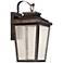 Minka Irvington Manor 16 3/4" High Bronze LED Outdoor Wall Light