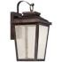 Minka Irvington Manor 16 3/4" High Bronze LED Outdoor Wall Light