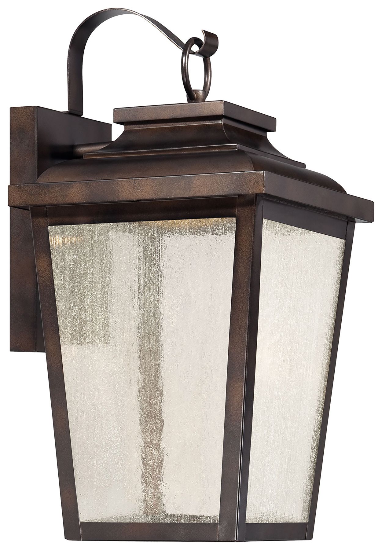 Minka Irvington Manor 16 3/4" High Bronze LED Outdoor Wall Light