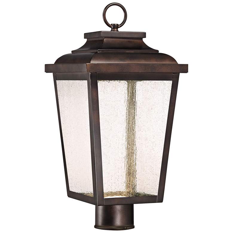 Image 2 Minka Irvington Manor 18" High Bronze LED Outdoor Post Light