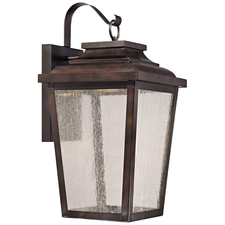 Image 2 Minka Irvington Manor 20 3/4" High Bronze LED Outdoor Wall Light