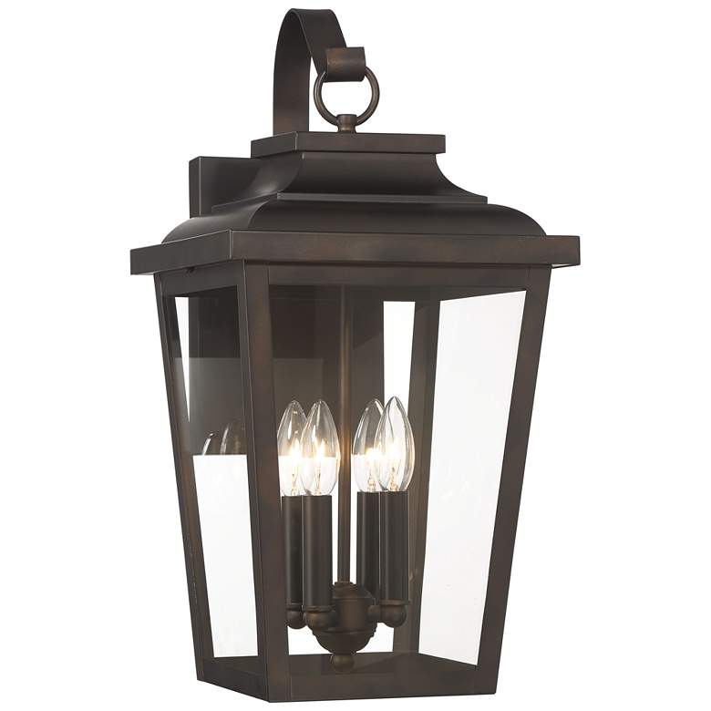 Image 2 Minka Irvington Manor 20 3/4" High Chelsea Bronze Outdoor Wall Light