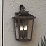 1_Minka Irvington Manor 20 3/4" High Chelsea Bronze Outdoor Wall Light