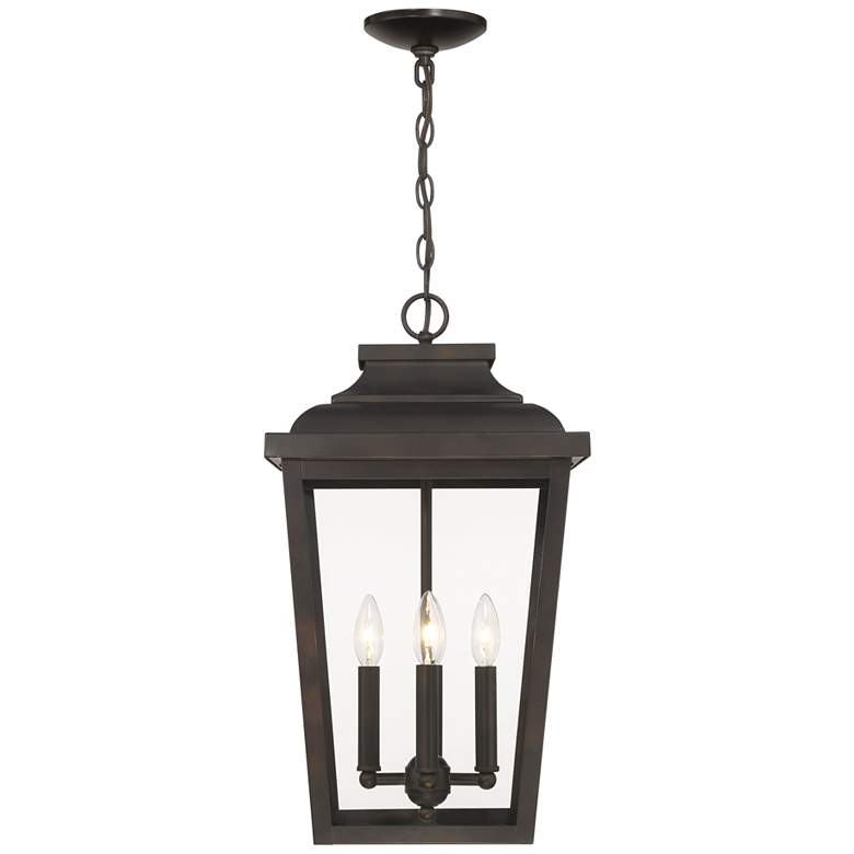 Image 5 Minka Irvington Manor 21 3/4" High Bronze Outdoor Hanging Light more views