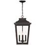5_Minka Irvington Manor 21 3/4" High Bronze Outdoor Hanging Light more views