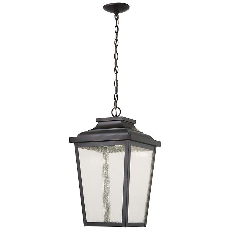 Image 4 Minka Irvington Manor 21 3/4" High Chelesa Bronze Hanging LED Lantern more views