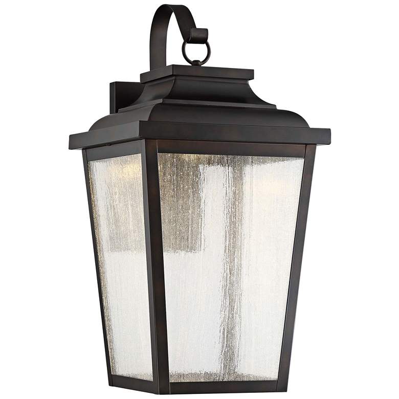 Image 2 Minka Irvington Manor 24 1/4" High Bronze LED Outdoor Wall Light
