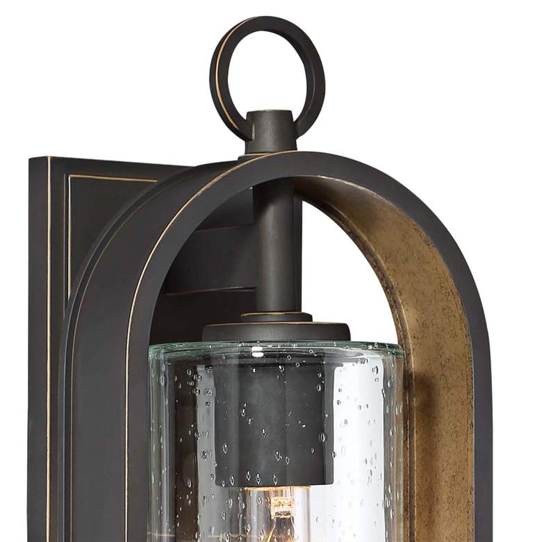 Image 3 Minka Kamstra 20 3/4 inch High Bronze and Gold Lantern Outdoor Wall Light more views