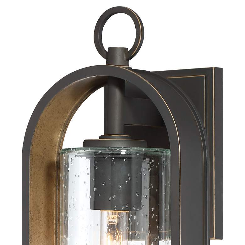 Image 5 Minka Kamstra 20 3/4" High Bronze and Gold Lantern Outdoor Wall Light more views