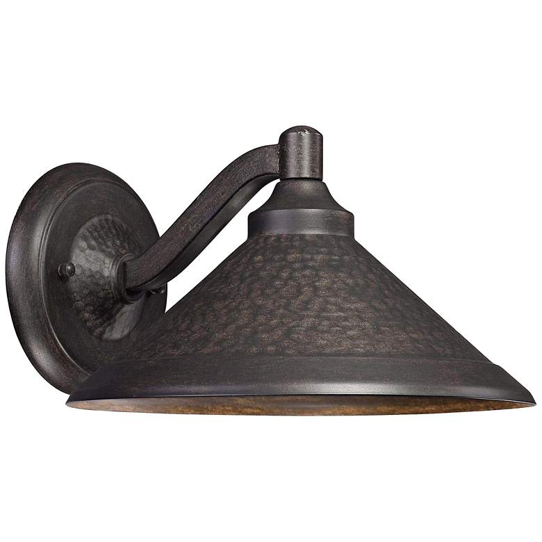 Image 1 Minka Kirkham 11" Wide Bronze Dark Sky LED Outdoor Wall Light