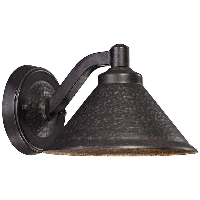 Image 2 Minka Kirkham Bronze 8 1/2" Wide Dark Sky LED Outdoor Wall Light