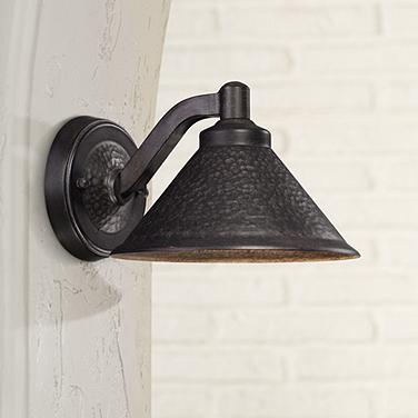 Minka Kirkham Bronze 8 1/2" Wide Dark Sky LED Outdoor Wall Light