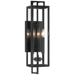 Minka Knoll Road 23" High Coal 2-Light Outdoor Wall Light