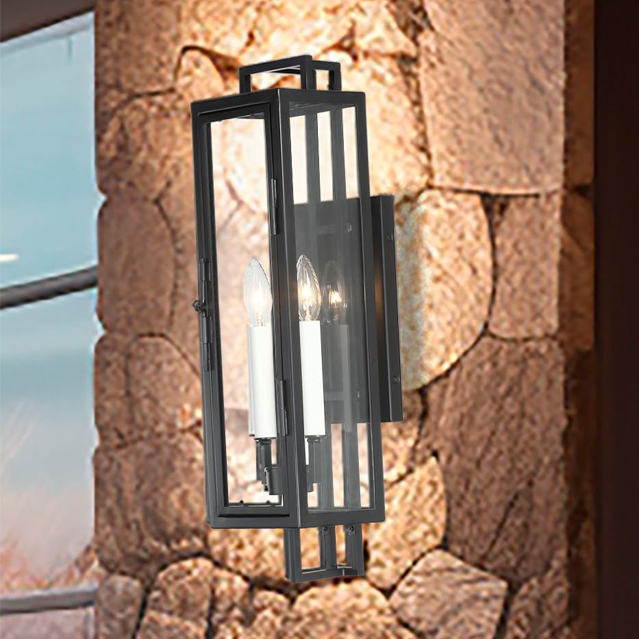 Image Minka Knoll Road 23" High Coal 2-Light Outdoor Wall Light