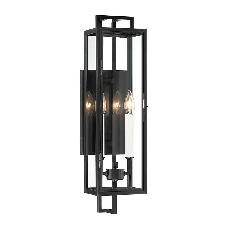 Image 4 Minka Knoll Road 23" High Coal 2-Light Outdoor Wall Light more views