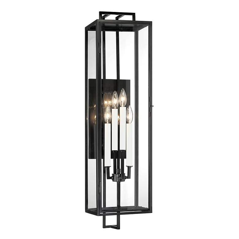 Image 5 Minka Knoll Road 35" High Coal 4-Light Outdoor Wall Light more views