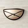 2_Minka Knotted Iron 12 3/4" Wide Bronze Pocket Wall Sconce