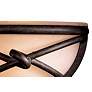 3_Minka Knotted Iron 4 3/4" High Aspen Bronze Wall Sconce more views