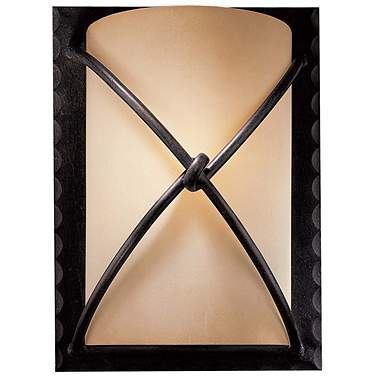 Minka Knotted Iron Collection 12 1/2" Bronze Wall Sconce