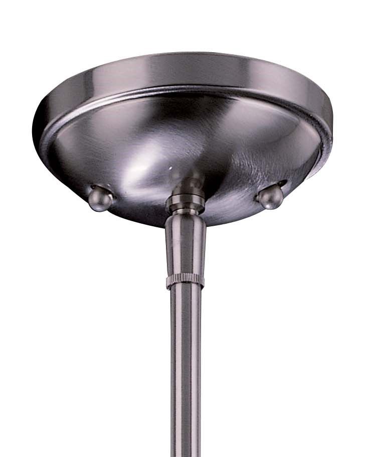 Image 5 Minka Lavery 1-Light 14.5-in Brushed Nickel Mini Pendant with Glass Shade more views