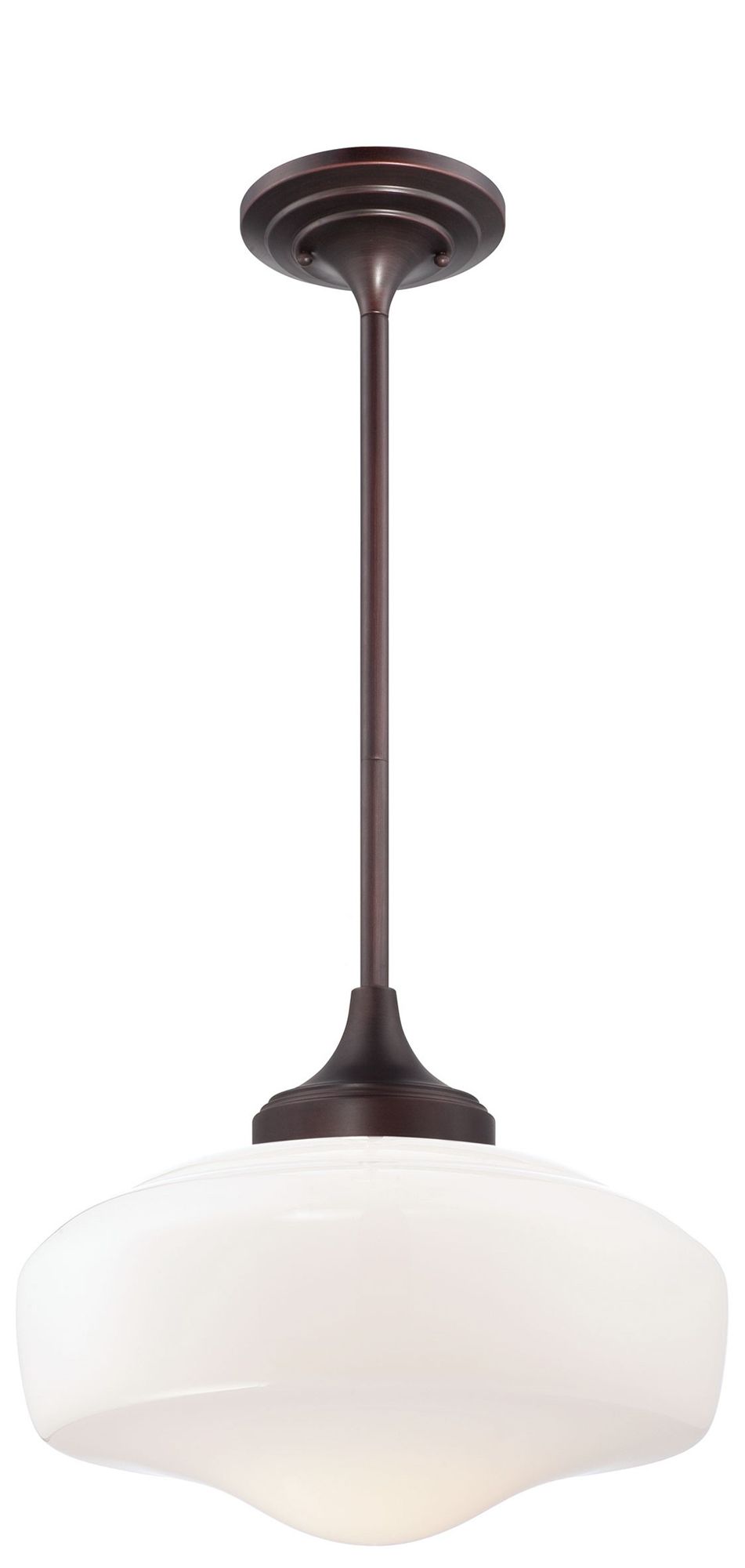 Image 6 Minka-Lavery 1-Light Brushed Bronze Pendant Light more views