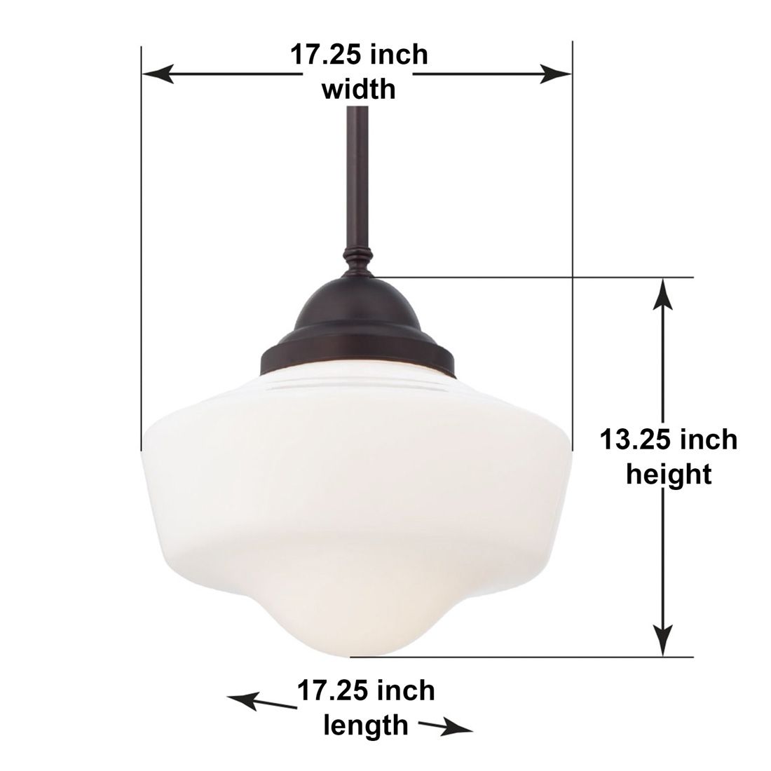Image 7 Minka-Lavery 1-Light Brushed Bronze Pendant Light more views