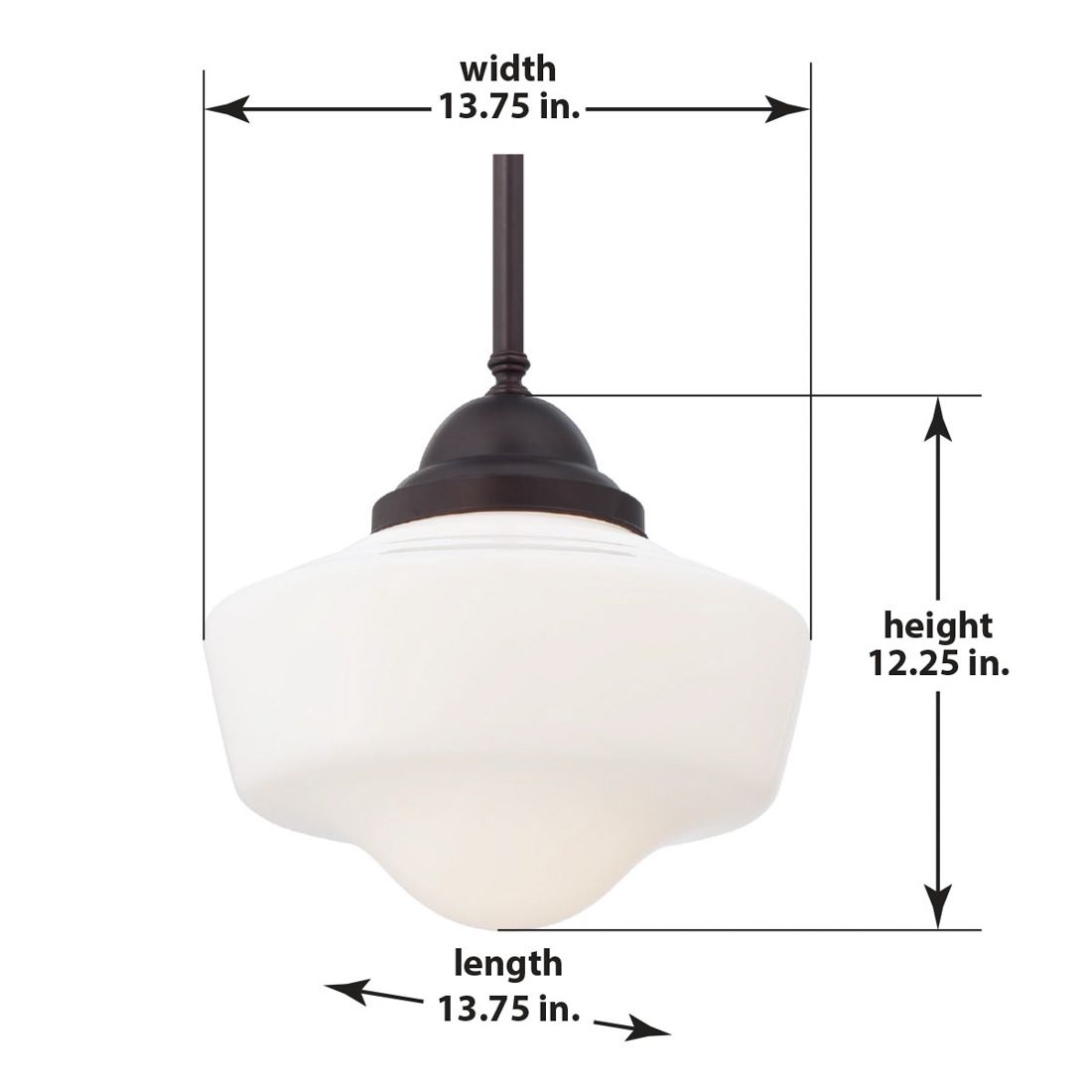 Image 7 Minka-Lavery 1-Light Brushed Bronze Pendant more views