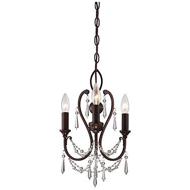 Minka-Lavery 11 1/2" Wide 3-Light Vintage Bronze Mini Chandelier