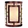 Minka Lavery 11" High Nutmeg Finish and Marble Glass Wall Sconce