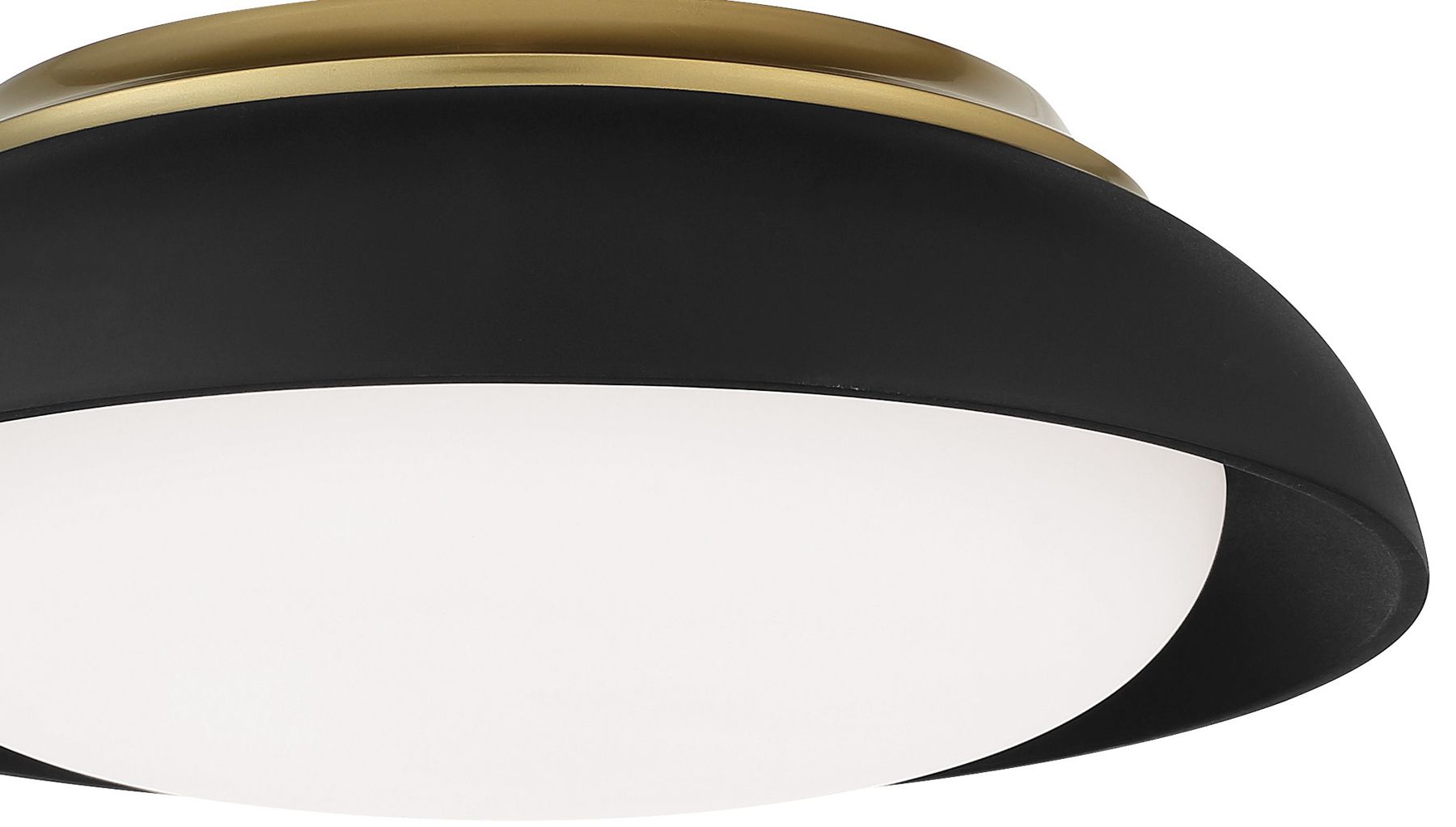 Image 2 Minka-Lavery 12-inch LED Sand Coal and Honey Gold Flush Mount more views