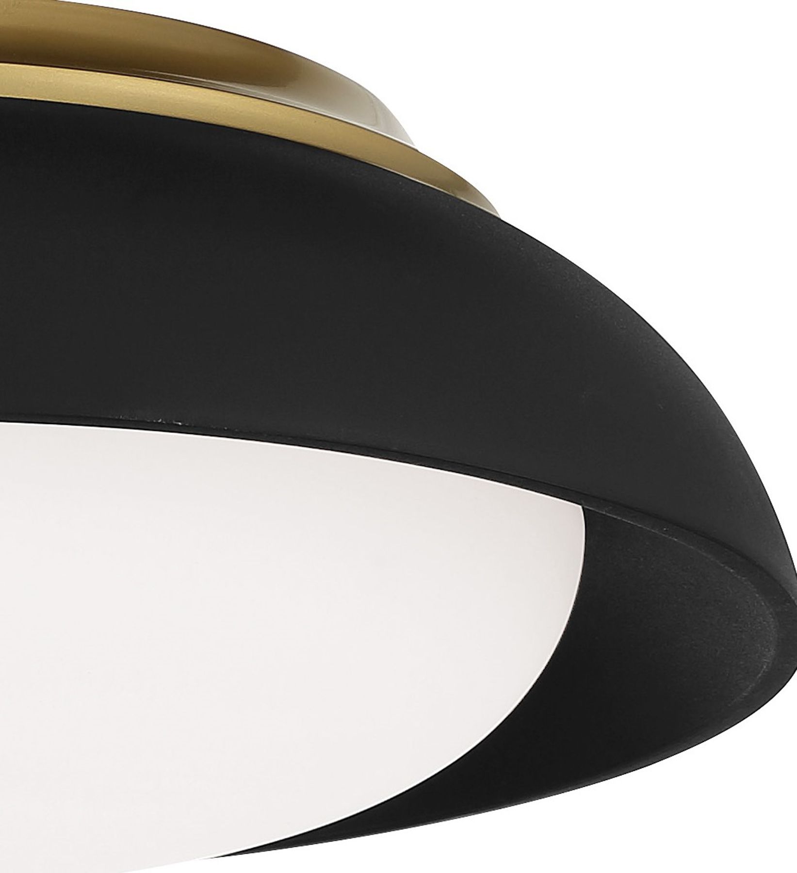 Image 3 Minka-Lavery 12-inch LED Sand Coal and Honey Gold Flush Mount more views