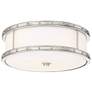 2_Minka Lavery 15 1/2" Wide Brushed Nickel Drum LED Ceiling Light