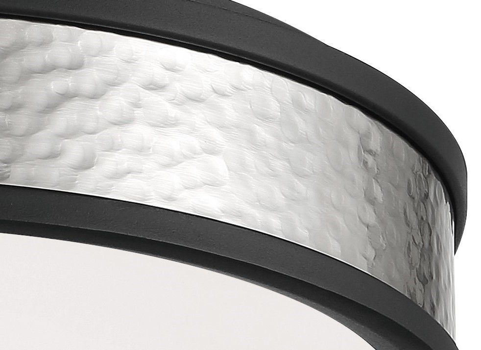 Image 4 Minka-Lavery 15-inch LED Coal and Brushed Nickel Flush Mount more views