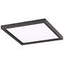 1_Minka-Lavery 15" Square Coal Black LED Panel Ceiling Light