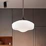 1_Minka Lavery 17 1/4" Wide White Glass Schoolhouse Pendant Light