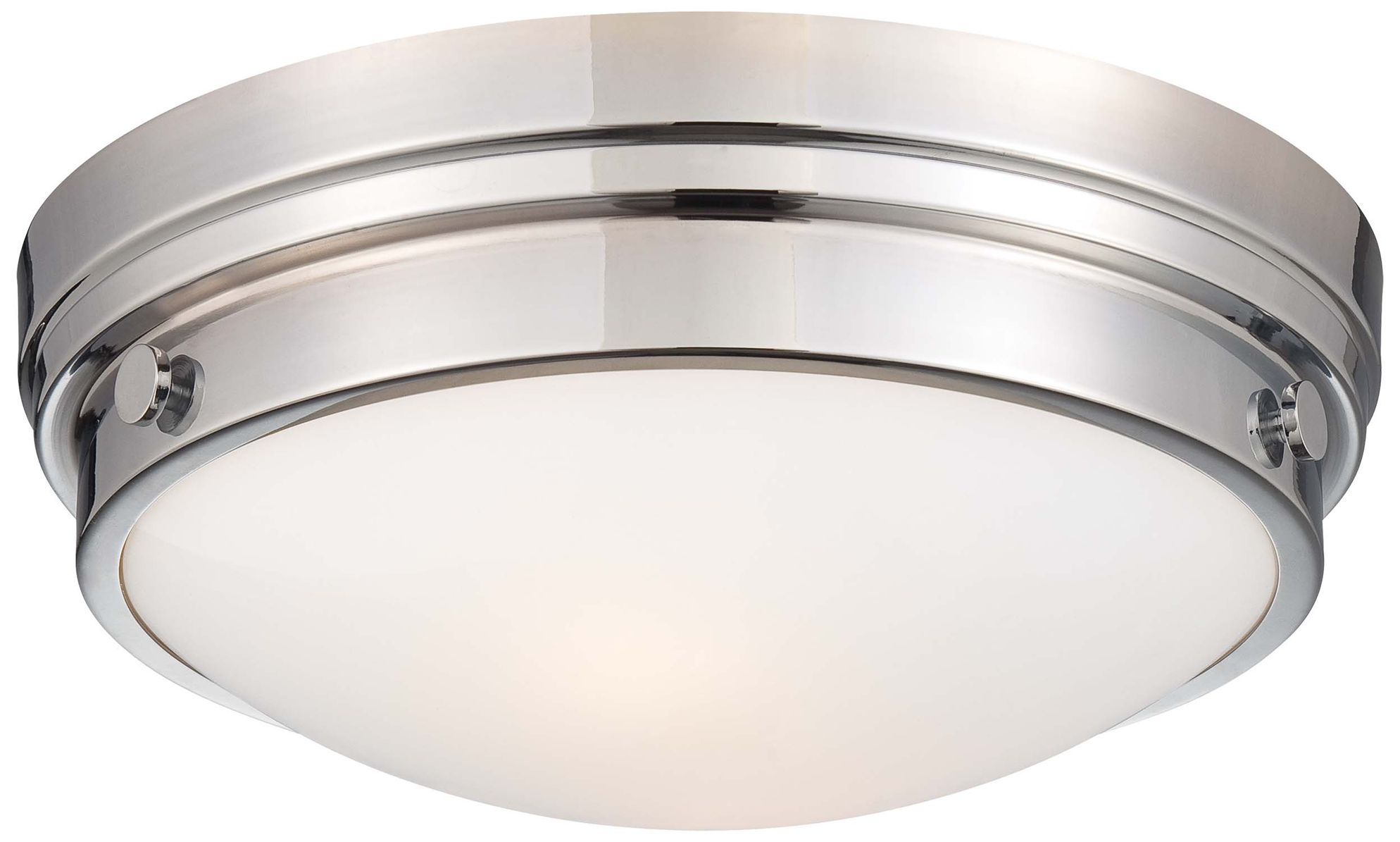 Minka-Lavery 2-Light Chrome Flush Mount