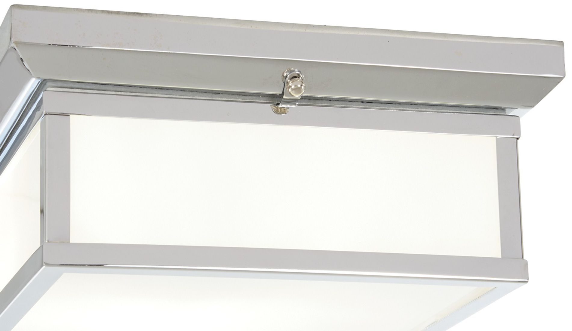Image 2 MINKA-LAVERY 2 LIGHT Chrome FLUSH MOUNT more views