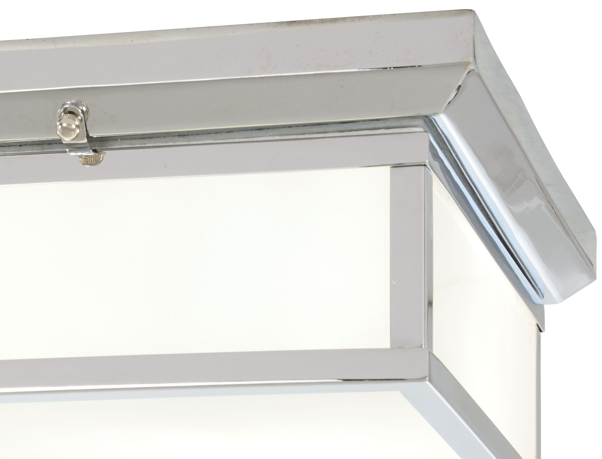 Image 4 MINKA-LAVERY 2 LIGHT Chrome FLUSH MOUNT more views