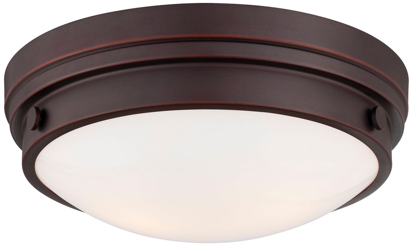 Minka-Lavery 2-Light Lathan Bronze Flush Mount