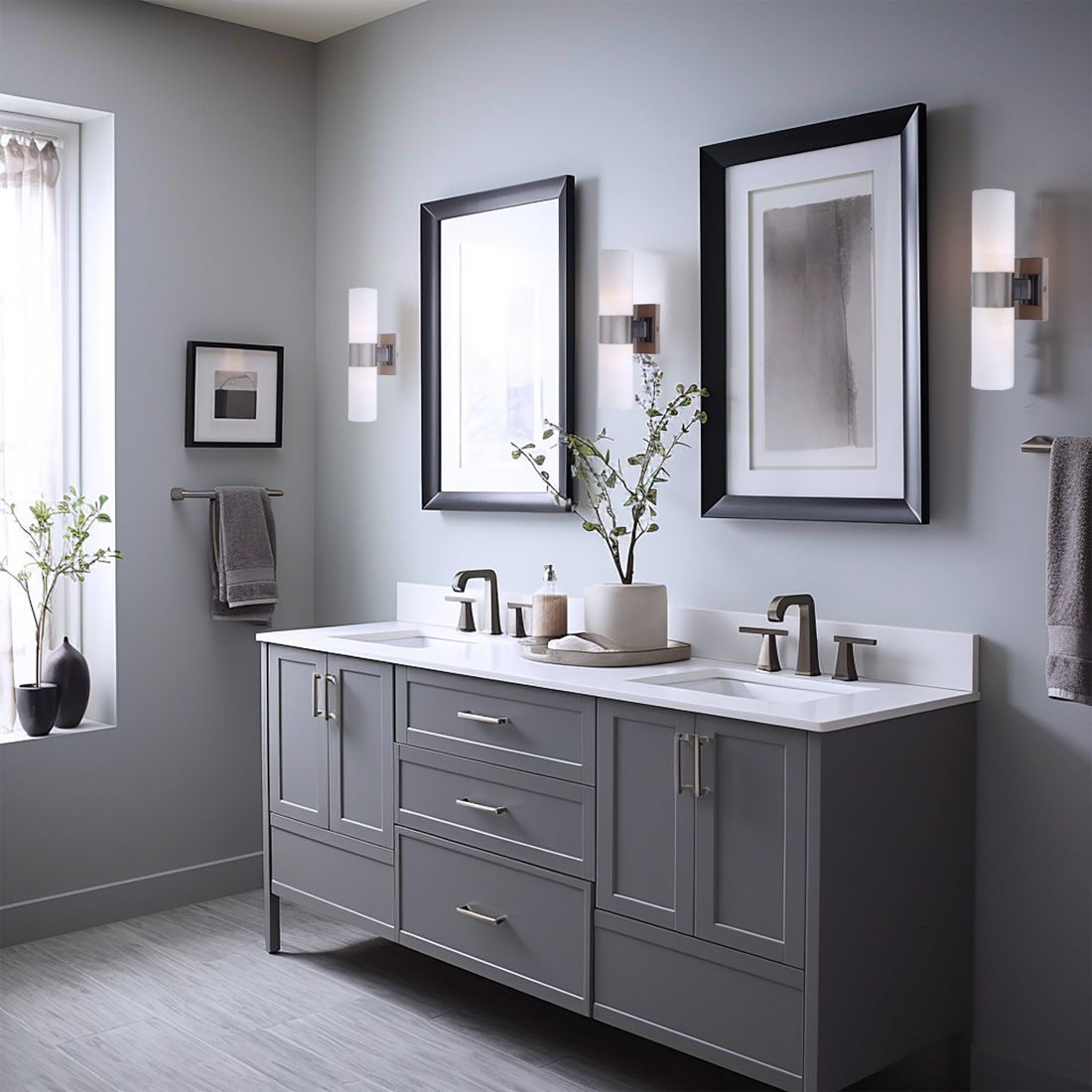 Image 3 MINKA-LAVERY 2 LIGHT WALL SCONCE more views