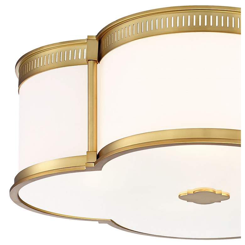 Image 3 Minka Lavery 22" Wide Liberty Gold LED Flush Mount Ceiling Light more views