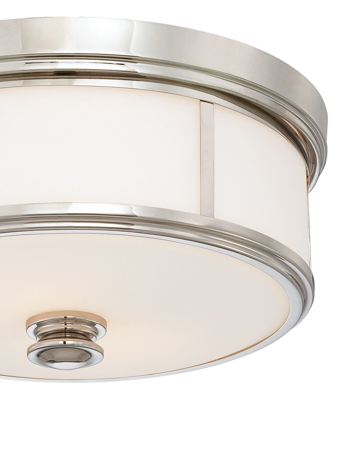 Image 3 Minka-Lavery 3-Light Polished Nickel Flush Mount more views