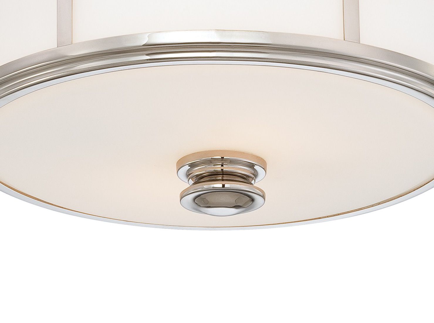 Image 4 Minka-Lavery 3-Light Polished Nickel Flush Mount more views