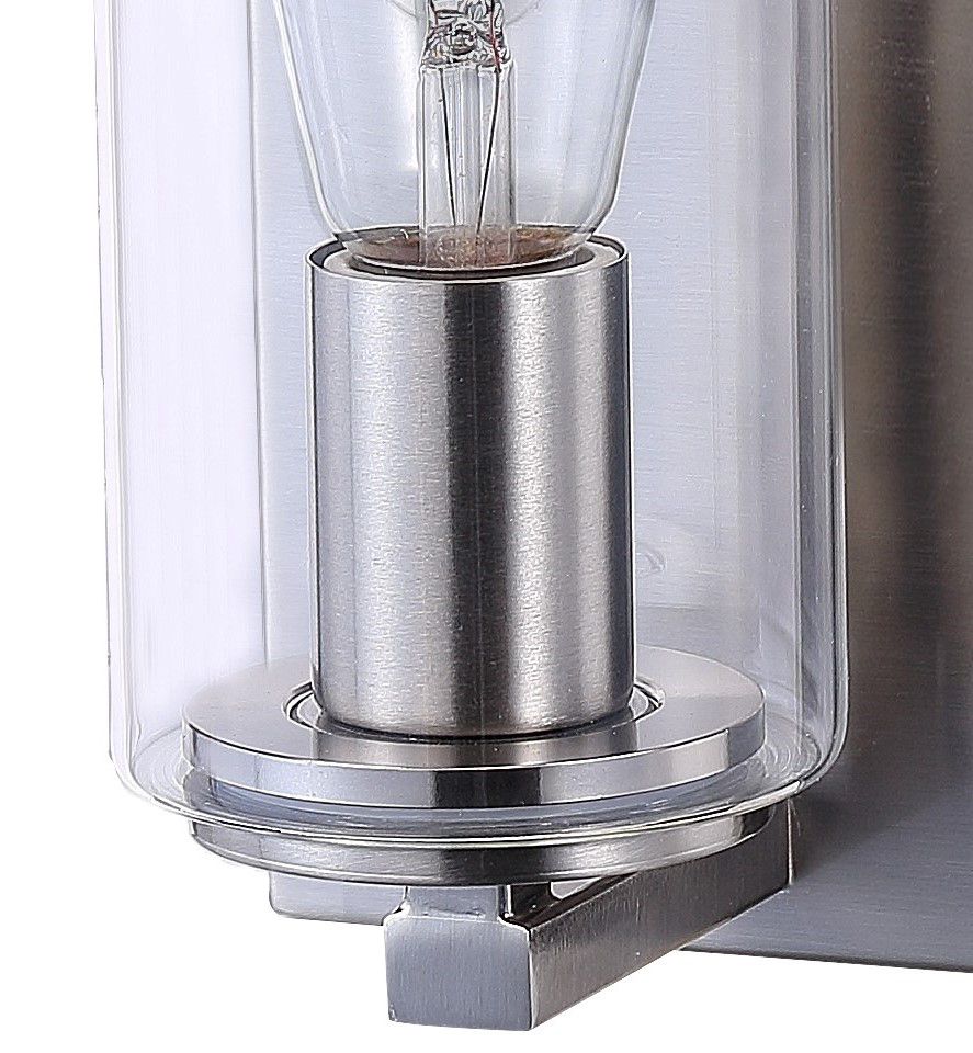Image 3 Minka-Lavery Acacia 1-Light Brushed Nickel Bath Light more views