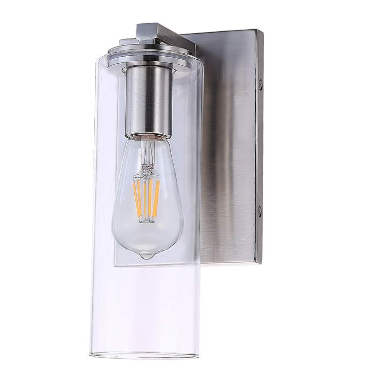 Image 4 Minka Lavery Acacia 11" High Brushed Nickel Modern Metal Wall Sconce more views