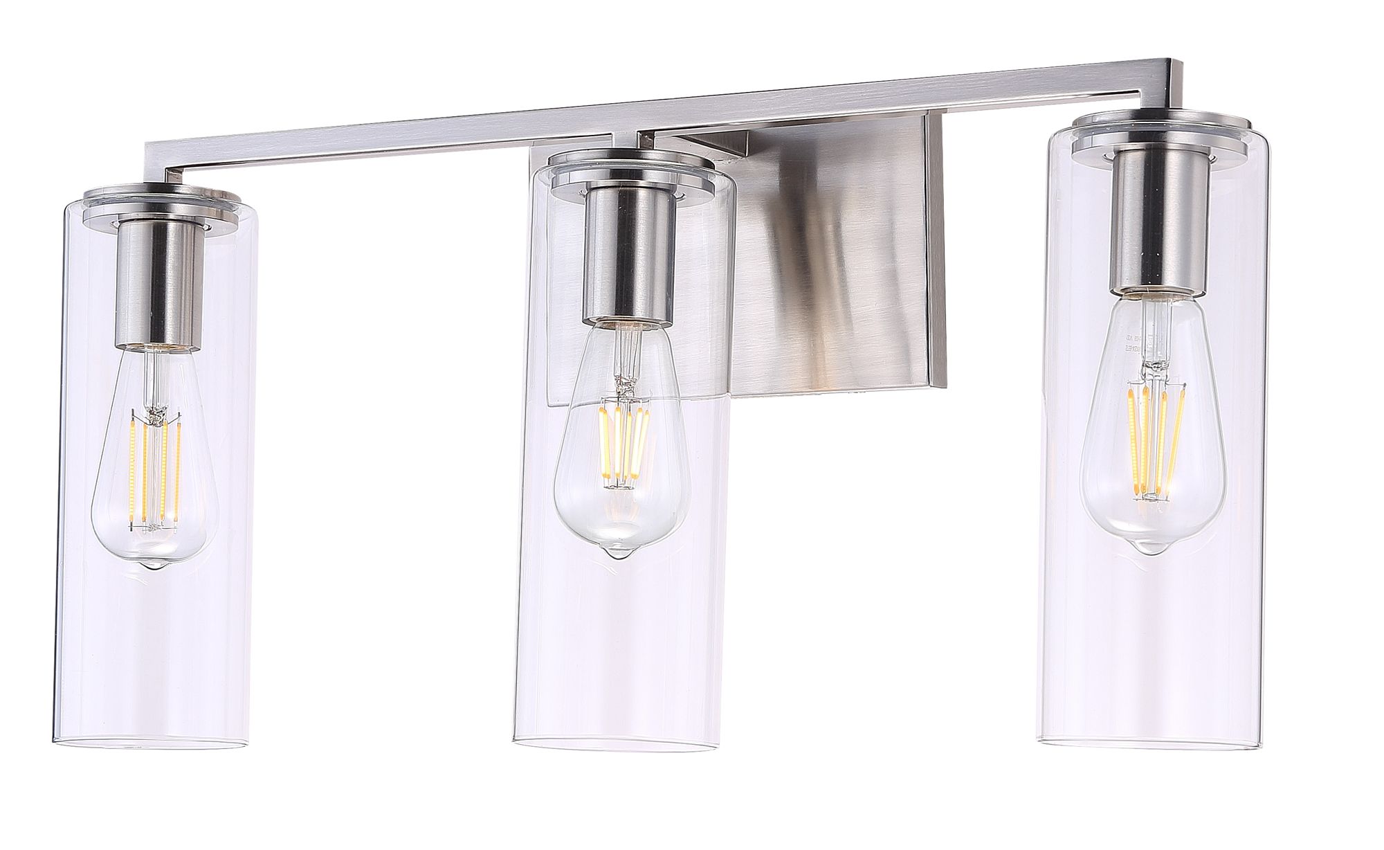 Image 2 Minka-Lavery Acacia 3-Light Brushed Nickel Bath Light more views