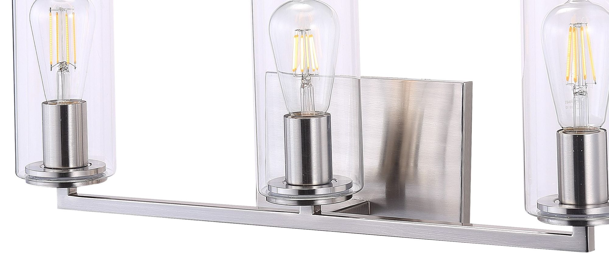 Image 3 Minka-Lavery Acacia 3-Light Brushed Nickel Bath Light more views